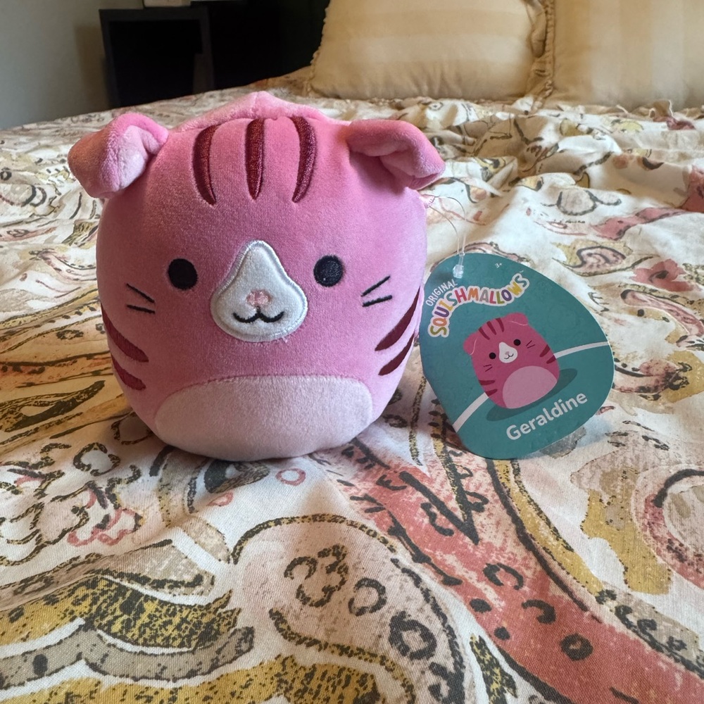 Squishmallows Pink and Purple Cat Plush